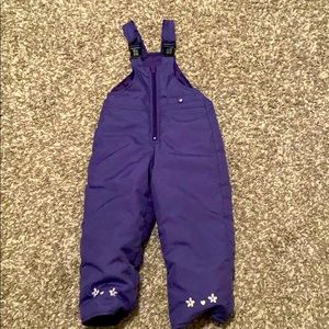 3T purple snow pants